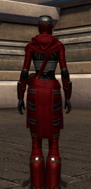Debilitator Armor Set player-view from Star Wars: The Old Republic.