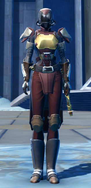 Defiant Asylum MK-16 (Synthweaving) Armor Set Outfit from Star Wars: The Old Republic.