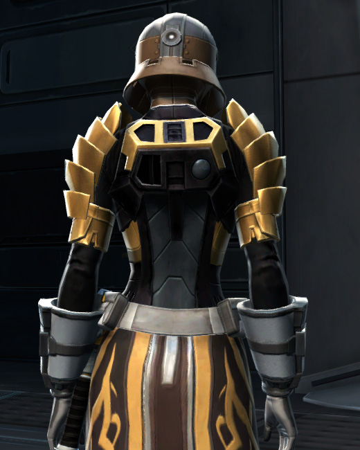Defiant Asylum MK-26 (Synthweaving) (Imperial) Armor Set Back from Star Wars: The Old Republic.