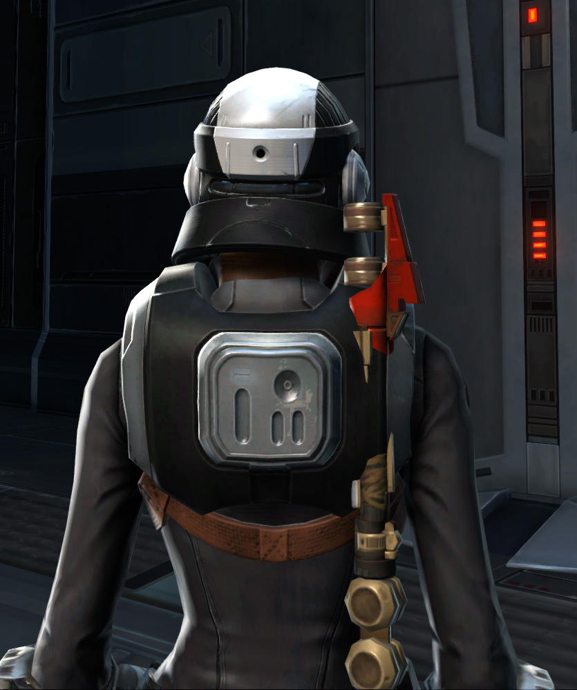 Defiant Mender MK-26 (Armormech) (Imperial) Armor Set detailed back view from Star Wars: The Old Republic.