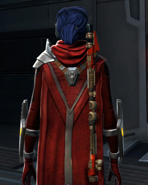 Defiant Onslaught MK-26 (Synthweaving) (Imperial) Armor Set Back from Star Wars: The Old Republic.