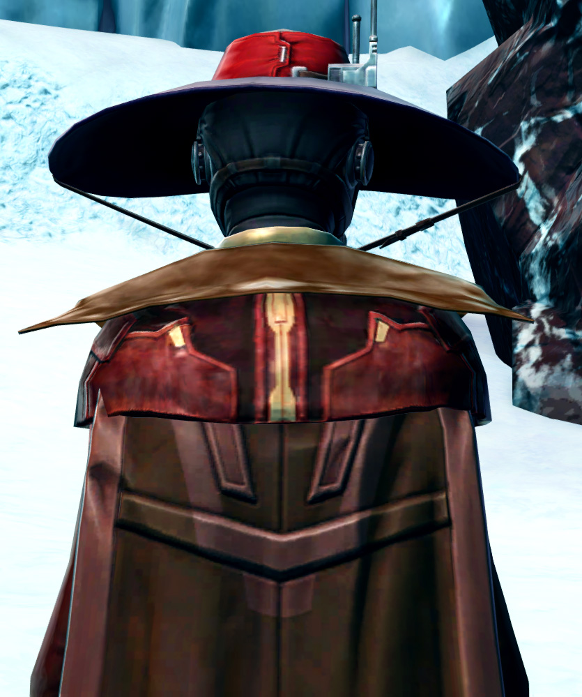 Devious Outlaw Armor Set detailed back view from Star Wars: The Old Republic.