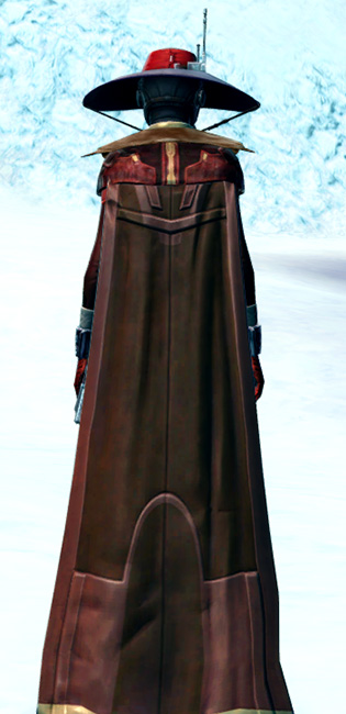 Devious Outlaw Armor Set player-view from Star Wars: The Old Republic.