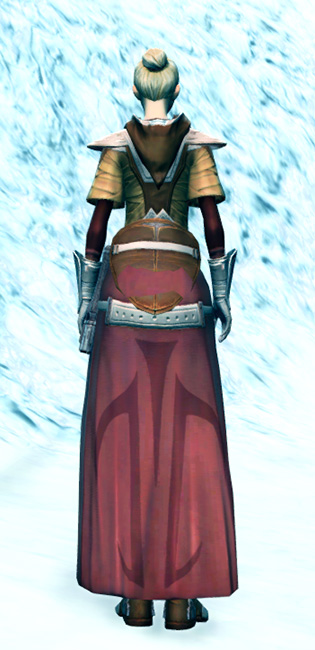 Devout Overseer Armor Set player-view from Star Wars: The Old Republic.
