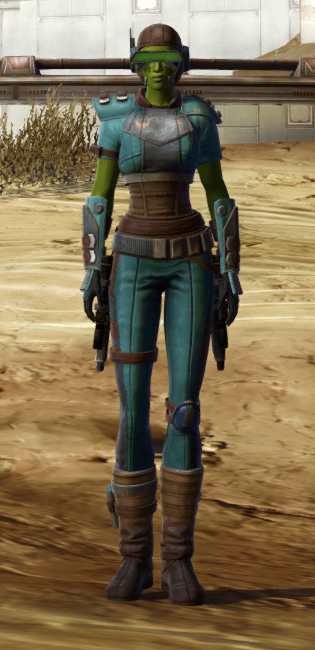 Discharged Infantry Armor Set Outfit from Star Wars: The Old Republic.