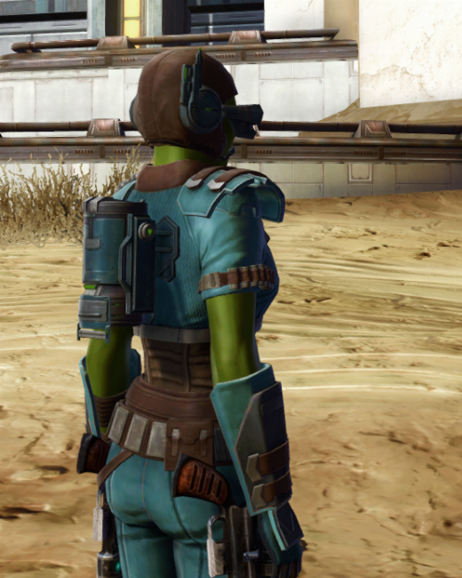 Discharged Infantry Armor Set Back from Star Wars: The Old Republic.