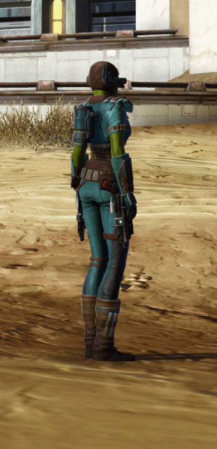Discharged Infantry Armor Set player-view from Star Wars: The Old Republic.