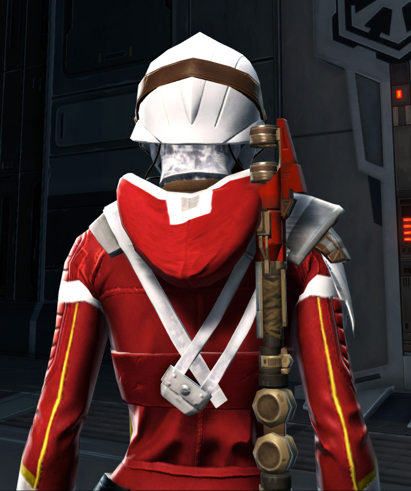 Dreamsilk Aegis Vestments Armor Set detailed back view from Star Wars: The Old Republic.