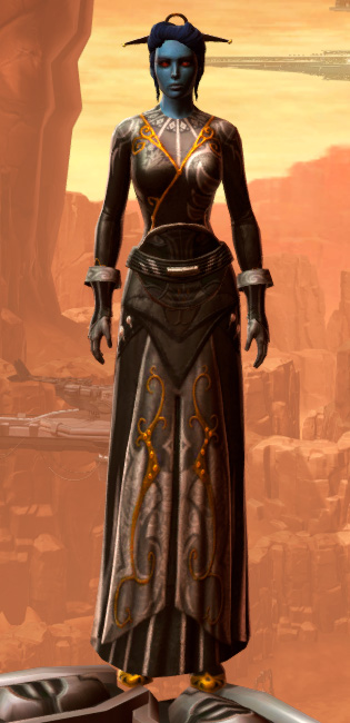 Elegant Dress Armor Set Outfit from Star Wars: The Old Republic.