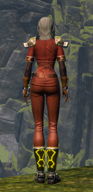 Energetic Champion Armor Set player-view from Star Wars: The Old Republic.