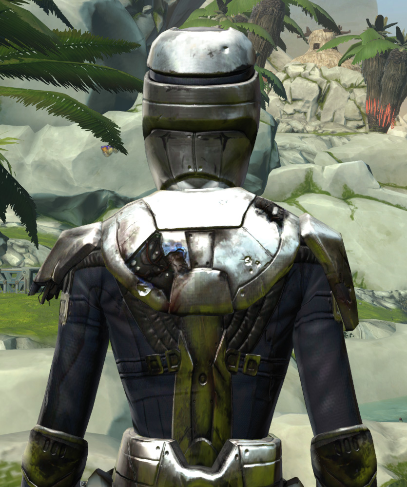 Energized Triumvirate Armor Set detailed back view from Star Wars: The Old Republic.