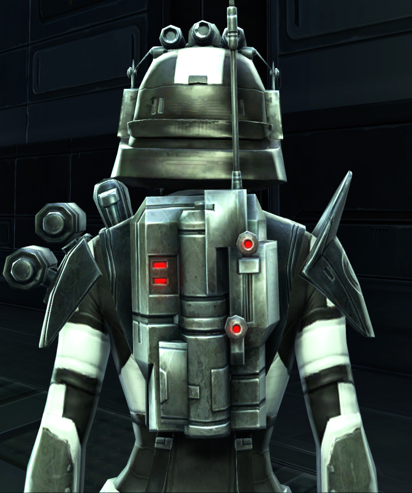 Enhanced Surveillance Armor Set detailed back view from Star Wars: The Old Republic.