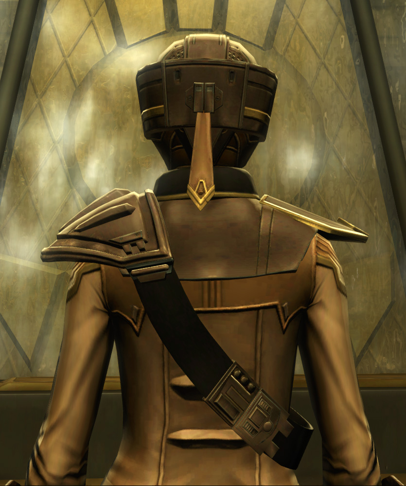 The Final Breath Armor Set detailed back view from Star Wars: The Old Republic.