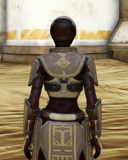 Exiled Padawan Armor Set Back from Star Wars: The Old Republic.