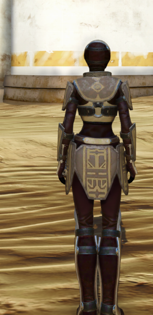 Exiled Padawan Armor Set player-view from Star Wars: The Old Republic.