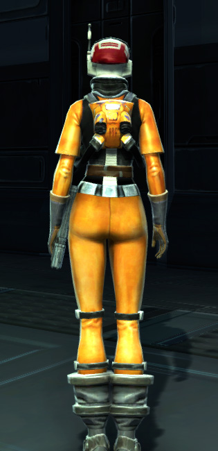 Experimental Pilot Suit Armor Set player-view from Star Wars: The Old Republic.