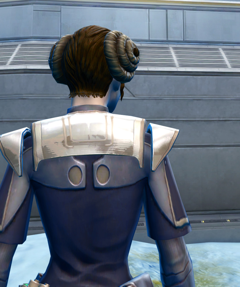Exquisite Formal Armor Set detailed back view from Star Wars: The Old Republic.
