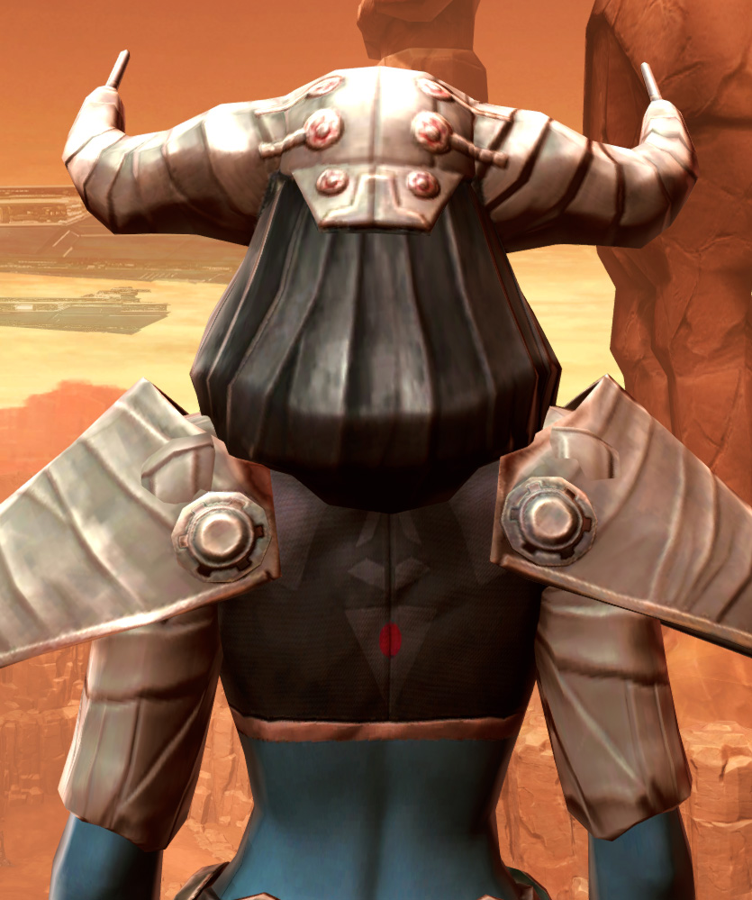 Feral Visionary Armor Set detailed back view from Star Wars: The Old Republic.