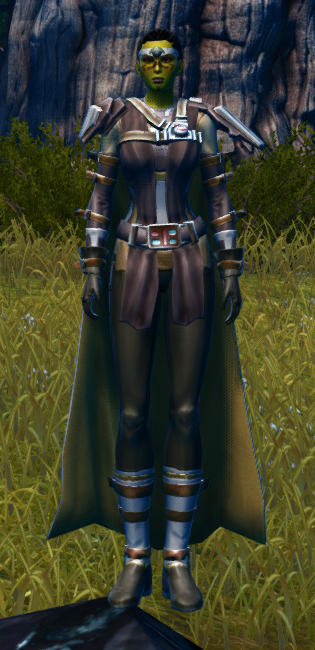 Fitted Mantellian Skirmish / Fitted Dantoonian Neo-leather MKII Armor Set Outfit from Star Wars: The Old Republic. - OUTFIT Fitted Mantellian Skirmish / Fitted Dantoonian Neo-leather MKII Armor Set Outfit from Star Wars: The Old Republic.