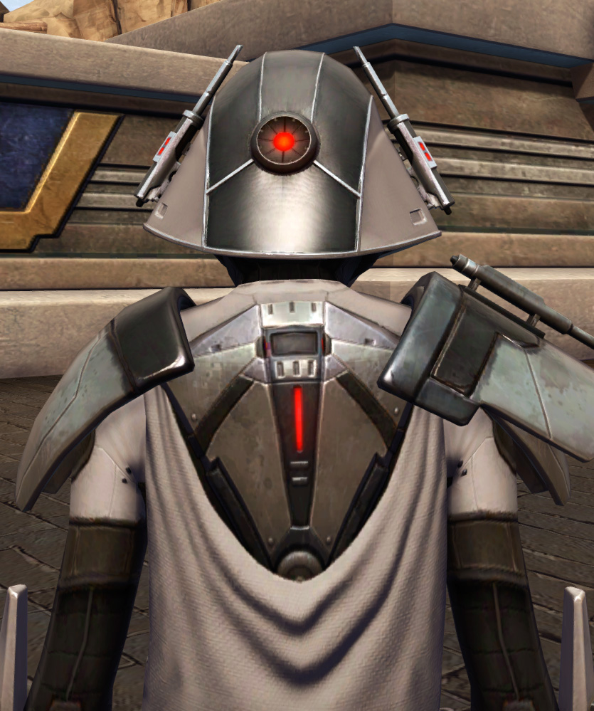 Force Bound Armor Set detailed back view from Star Wars: The Old Republic.