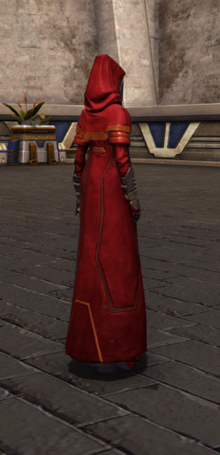 Force Pilgrim Armor Set player-view from Star Wars: The Old Republic.