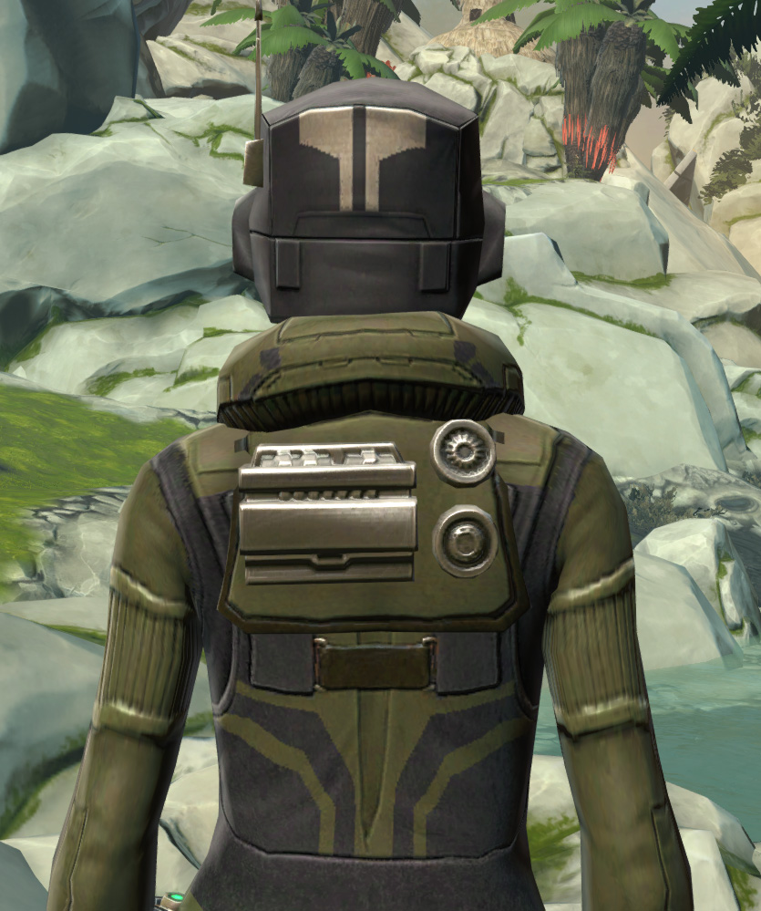 Forest Scout Armor Set detailed back view from Star Wars: The Old Republic.