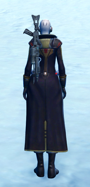 Fortified Lacqerous Armor Set player-view from Star Wars: The Old Republic.