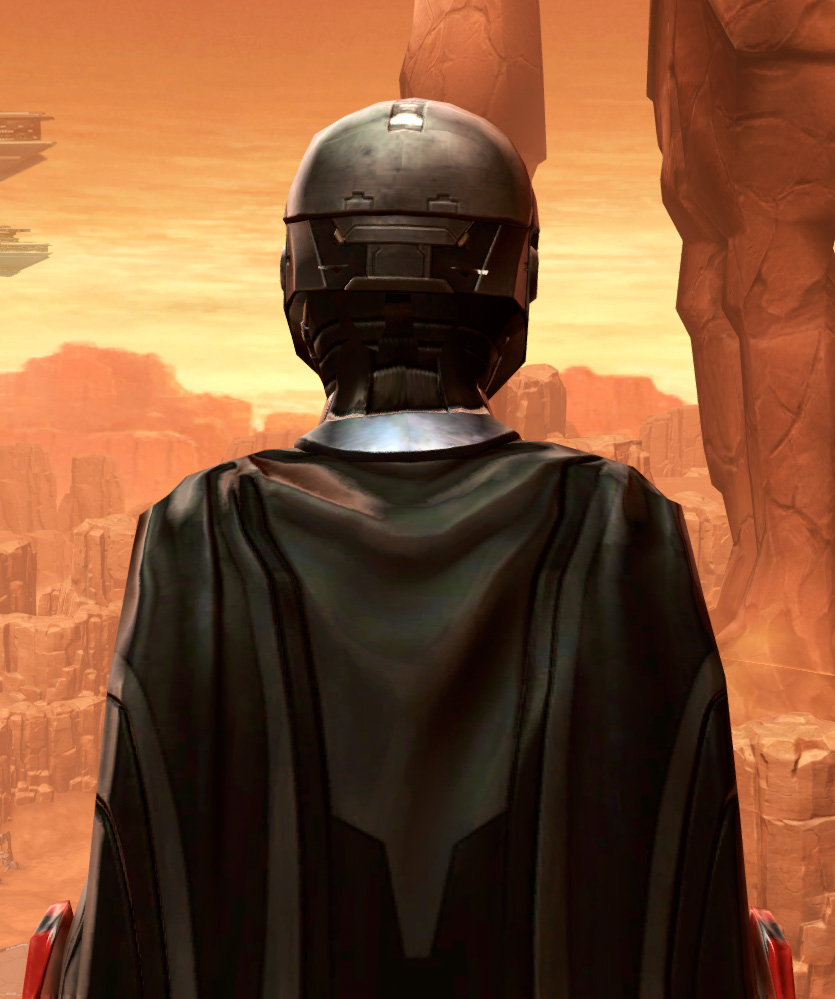 Fortified Phobium Armor Set detailed back view from Star Wars: The Old Republic.