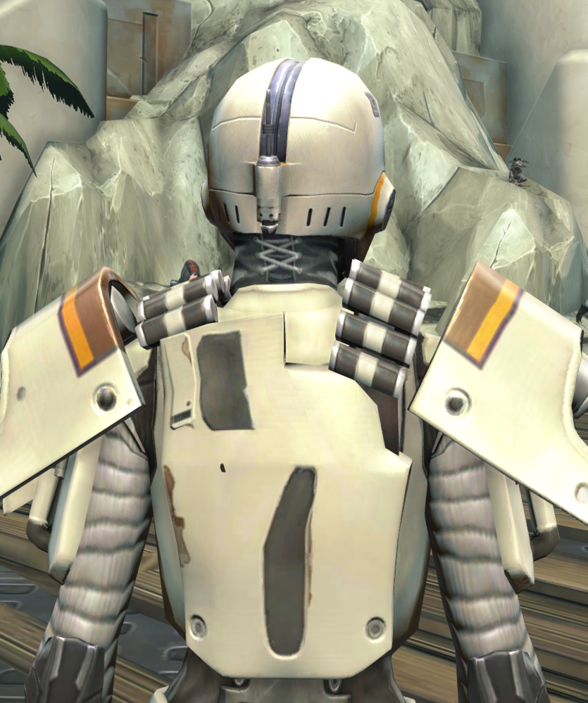 Frogdog Huttball Away Uniform Armor Set detailed back view from Star Wars: The Old Republic.