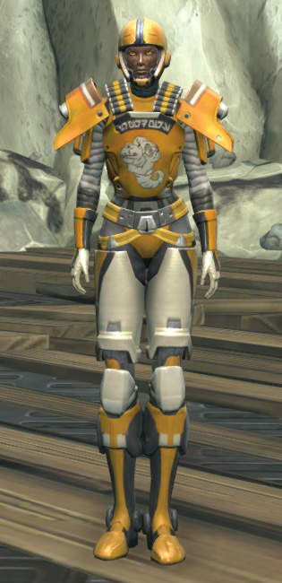 Frogdog Huttball Home Uniform Armor Set Outfit from Star Wars: The Old Republic.