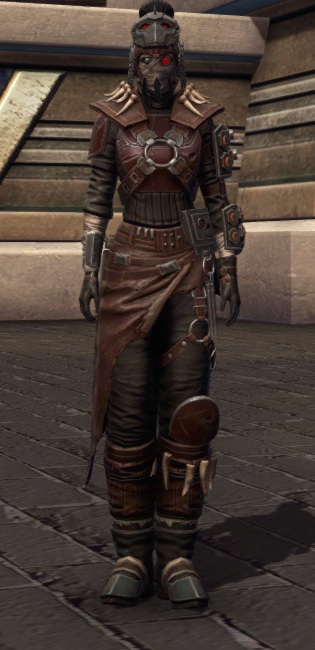 Furious Gladiator Armor Set Outfit from Star Wars: The Old Republic.