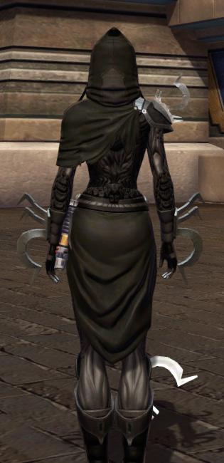 Gathering Storm Armor Set player-view from Star Wars: The Old Republic.