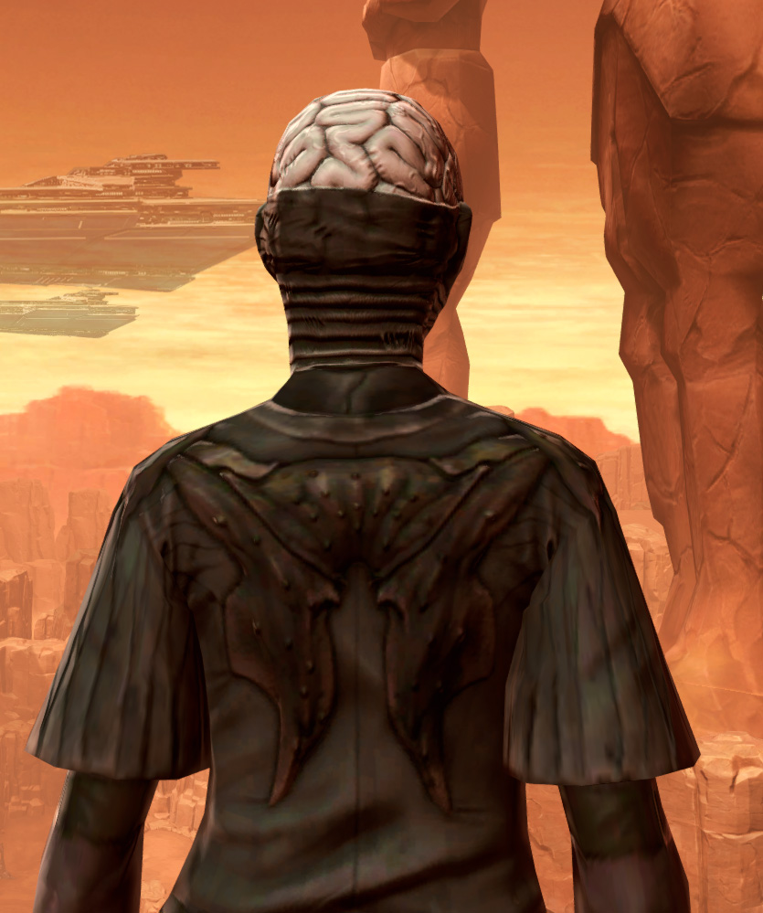 Ghostly Magus Armor Set detailed back view from Star Wars: The Old Republic.