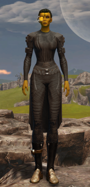 Gold Efficiency Scanner Armor Set Outfit from Star Wars: The Old Republic. - OUTFIT Gold Efficiency Scanner Armor Set Outfit from Star Wars: The Old Republic.