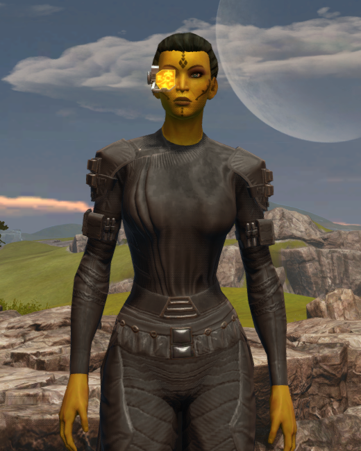 Gold Efficiency Scanner Armor Set Preview from Star Wars: The Old Republic. - PREVIEW Gold Efficiency Scanner Armor Set Preview from Star Wars: The Old Republic.