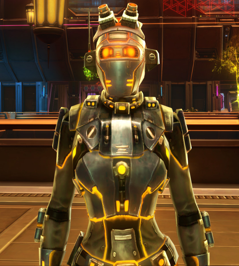 Gold Scalene Armor Set from Star Wars: The Old Republic.