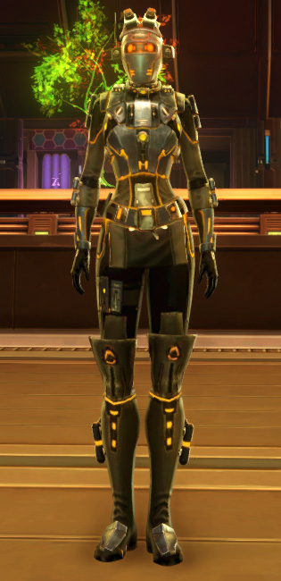 Gold Scalene Armor Set Outfit from Star Wars: The Old Republic.
