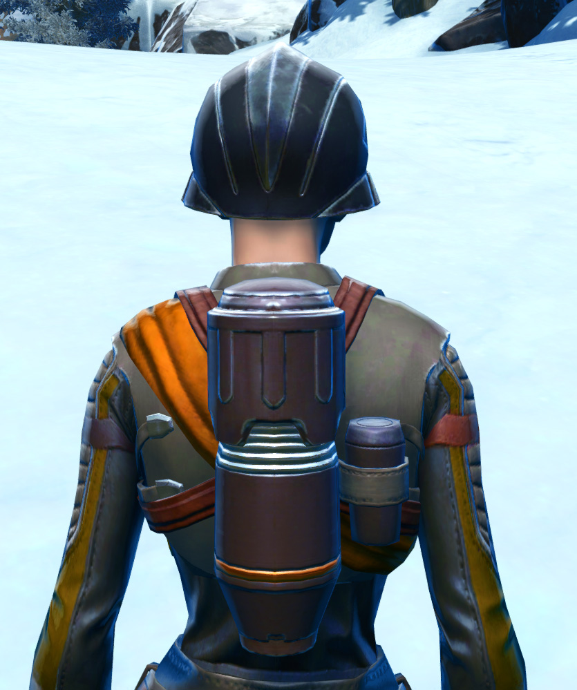 Hadrium Asylum Armor Set detailed back view from Star Wars: The Old Republic.