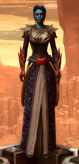 Hallowed Gothic Armor Set Outfit from Star Wars: The Old Republic.