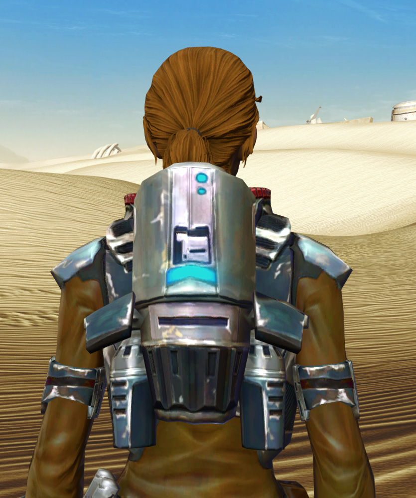 Heartless Pursuer Armor Set detailed back view from Star Wars: The Old Republic.