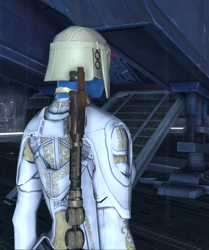 Hoth Consular Armor Set detailed back view from Star Wars: The Old Republic.