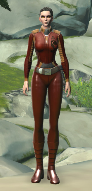 Hutt Cartel Corporate Shirt Armor Set Outfit from Star Wars: The Old Republic.