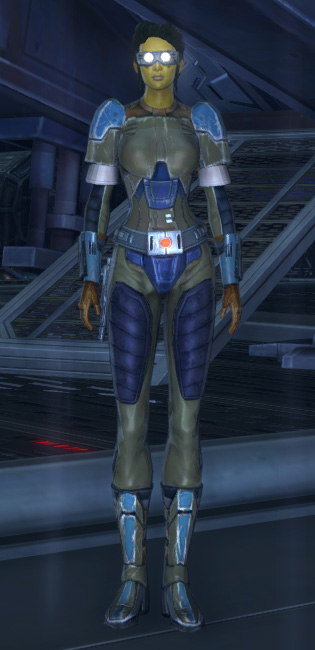 Hutta Bounty Hunter Armor Set Outfit from Star Wars: The Old Republic.