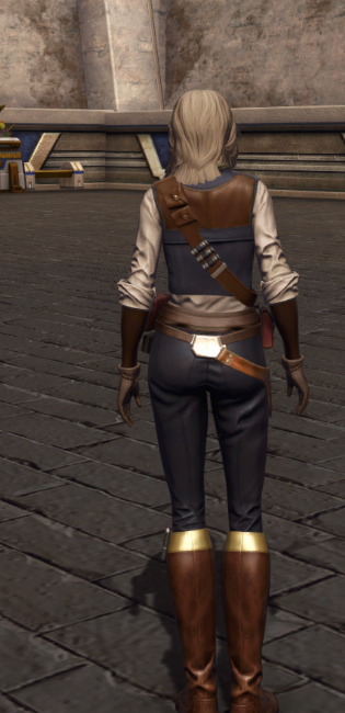 Impulsive Adventurer Armor Set player-view from Star Wars: The Old Republic.