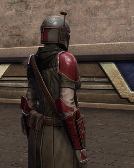 Infamous Bounty Hunter Armor Set Back from Star Wars: The Old Republic.