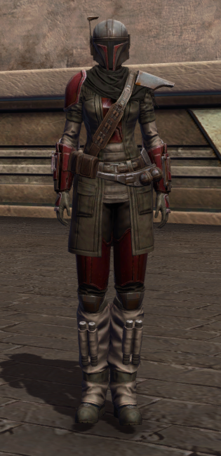 Infamous Bounty Hunter Armor Set Outfit from Star Wars: The Old Republic.