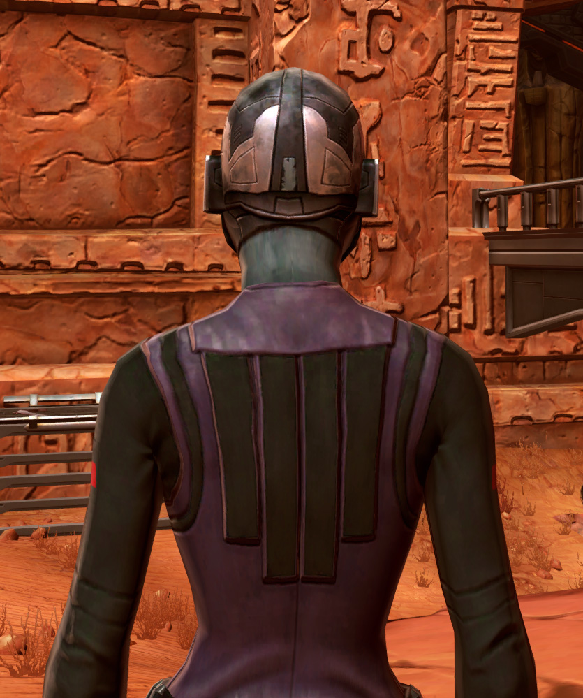 Initiate Armor Set detailed back view from Star Wars: The Old Republic.