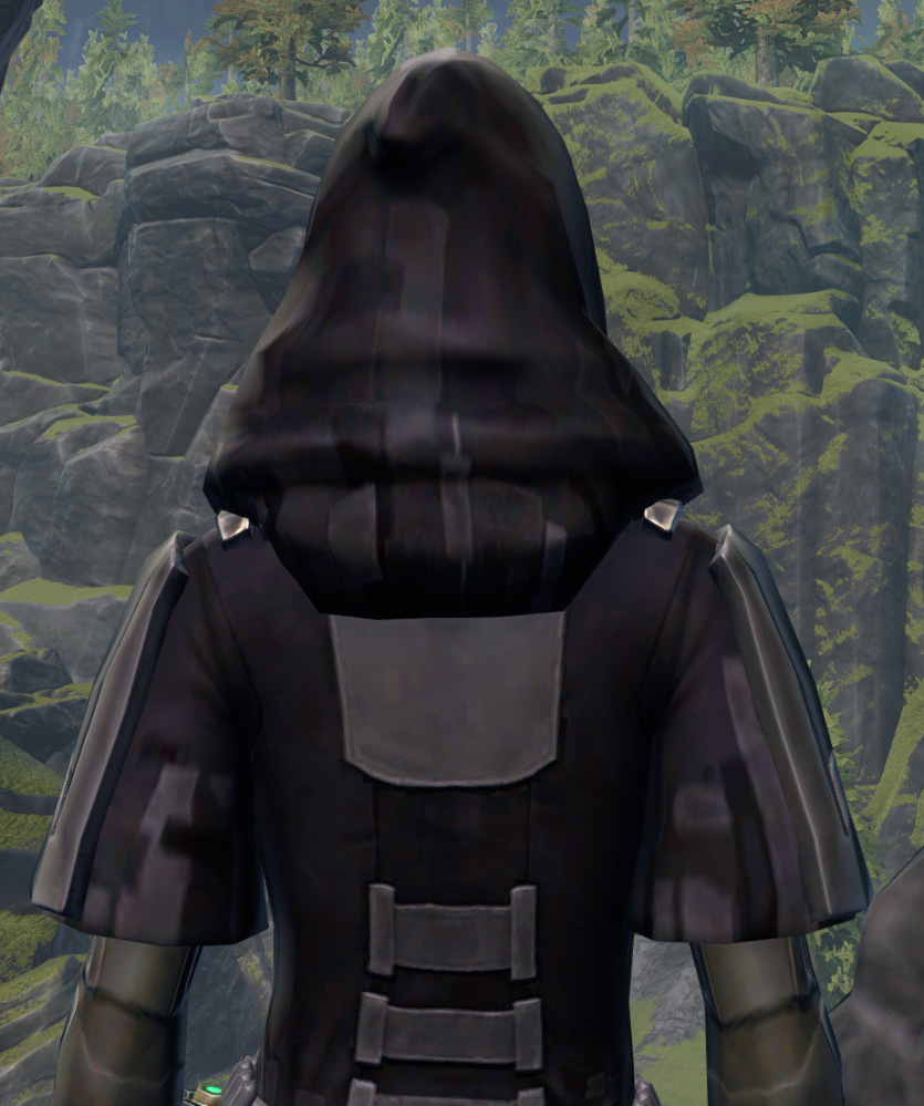 Jedi Myrmidon Armor Set detailed back view from Star Wars: The Old Republic.