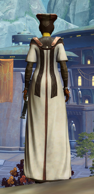 Jedi Sage Armor Set player-view from Star Wars: The Old Republic.