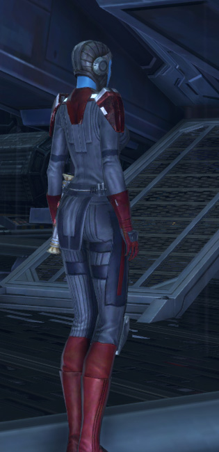 Korriban Warrior Armor Set player-view from Star Wars: The Old Republic.